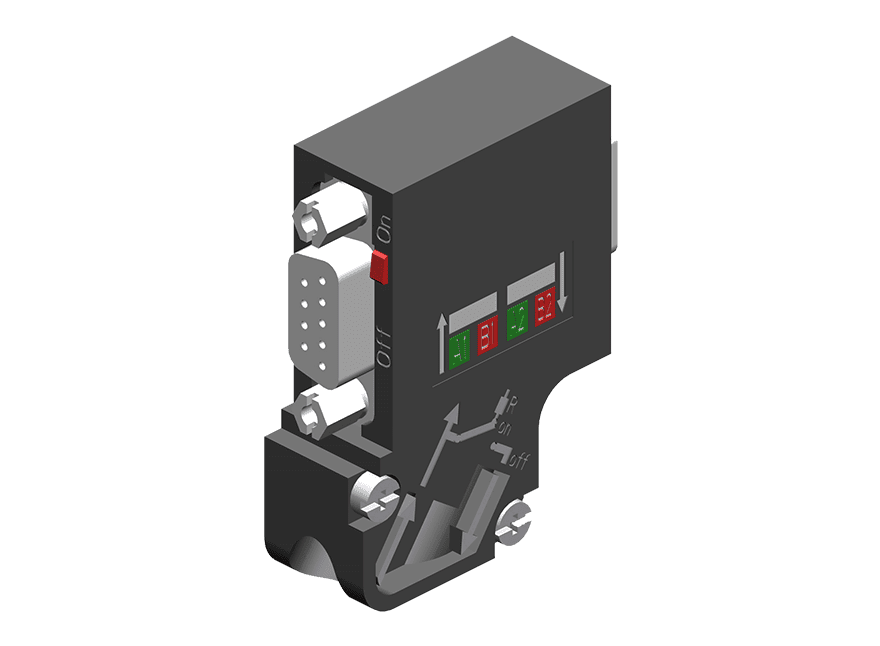 6ES7972-0BB61-0XA0 – Plug kết nối PROFIBUS outlet cáp 35°