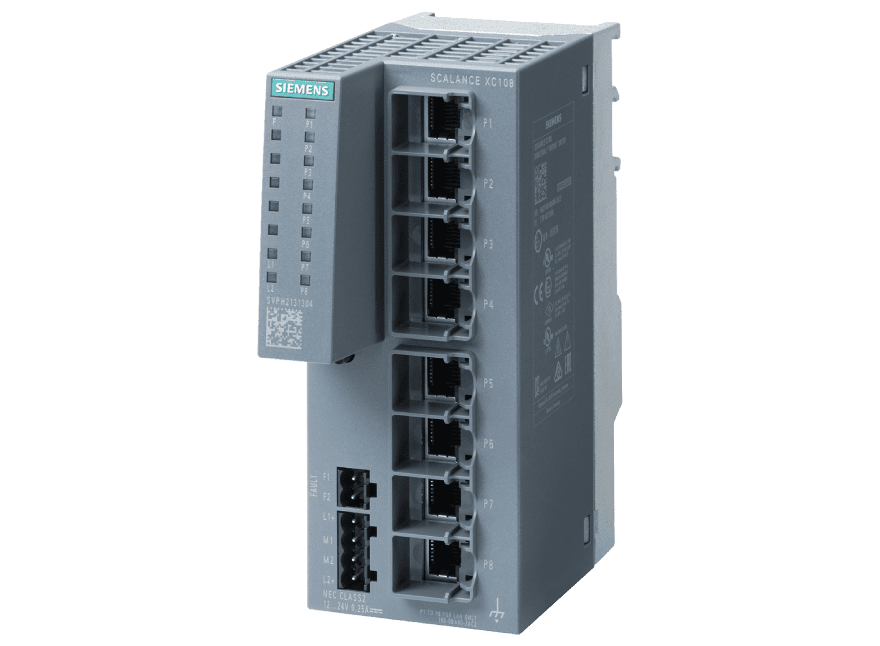 6GK5108-0BA00-2AC2 – Bộ chia mạng Switch IE SCALANCE XC108
