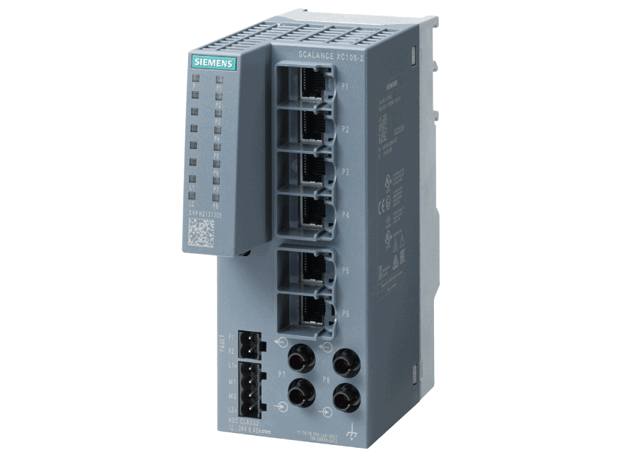 6GK5106-2BB00-2AC2 – Bộ chia mạng Switch IE SCALANCE XC106-2