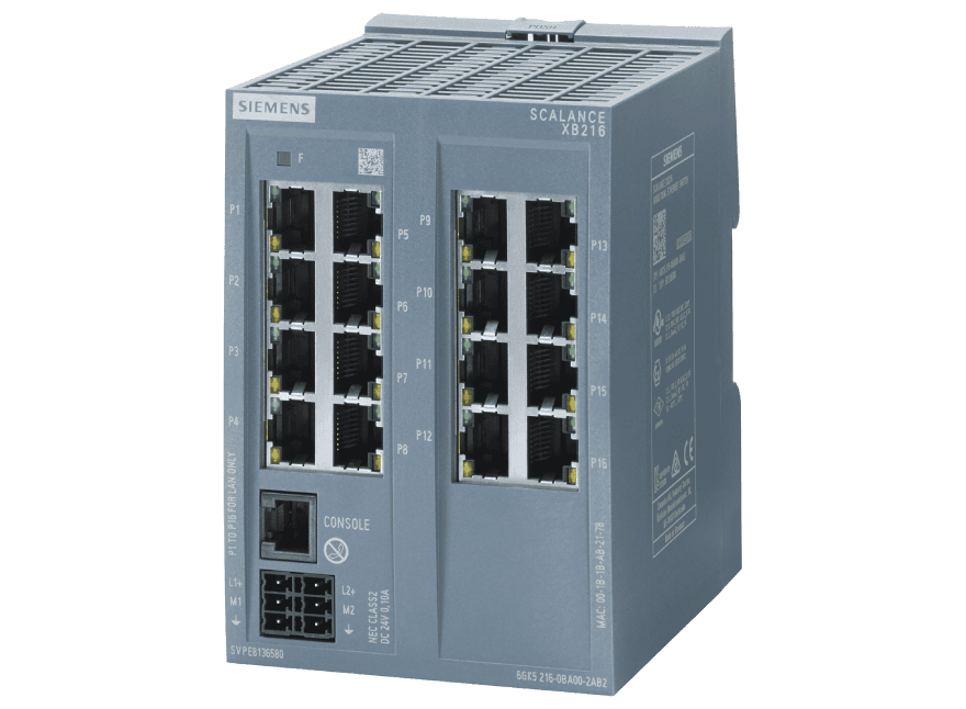 6GK5216-0BA00-2AB2 – Switch Layer 2 IE SCALANCE XB216