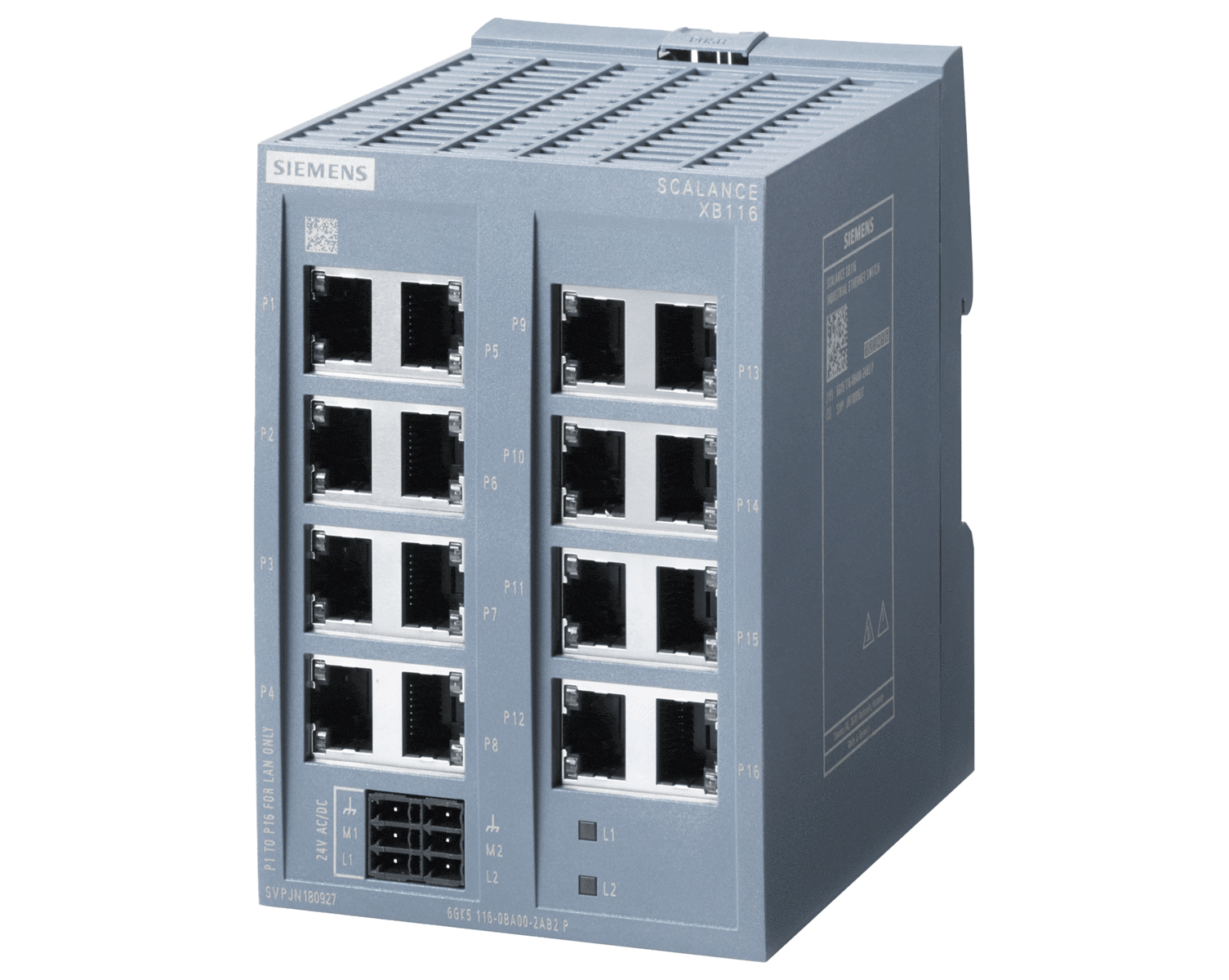 6GK5116-0BA00-2AB2 – Bộ chia mạng Switch IE SCALANCE XB116