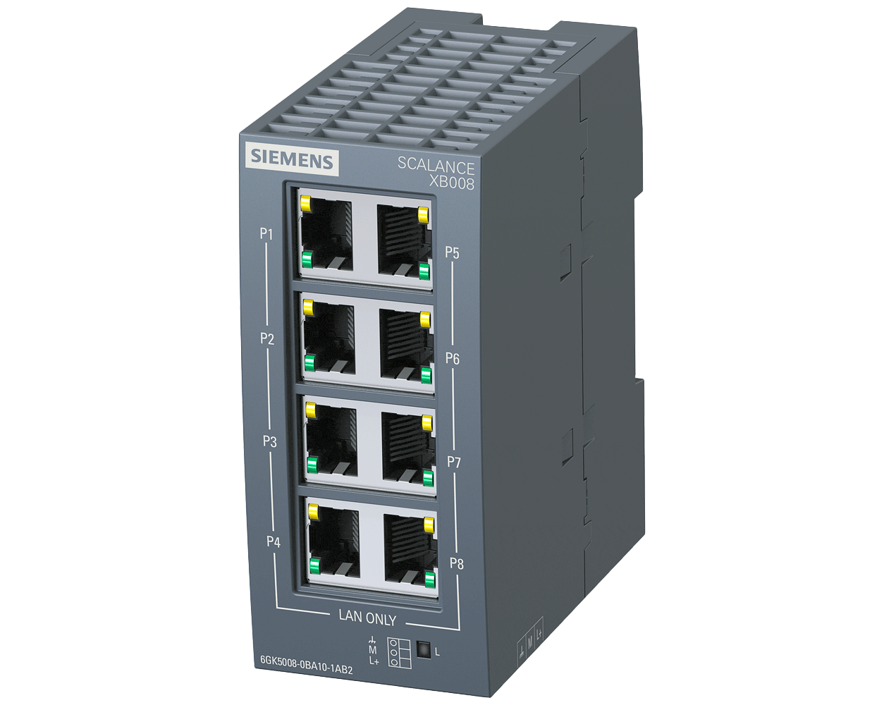 6GK5008-0BA10-1AB2 – Bộ chia mạng Switch IE SCALANCE XB008