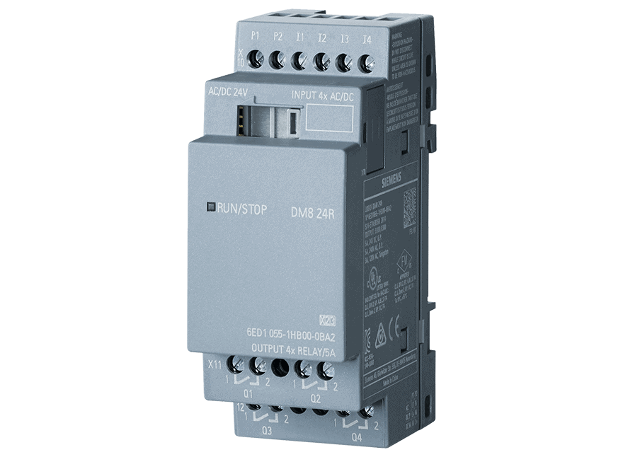 6ED1055-1HB00-0BA2 – Module mở rộng LOGO! DM8 24R 4 DI/ 4 DO