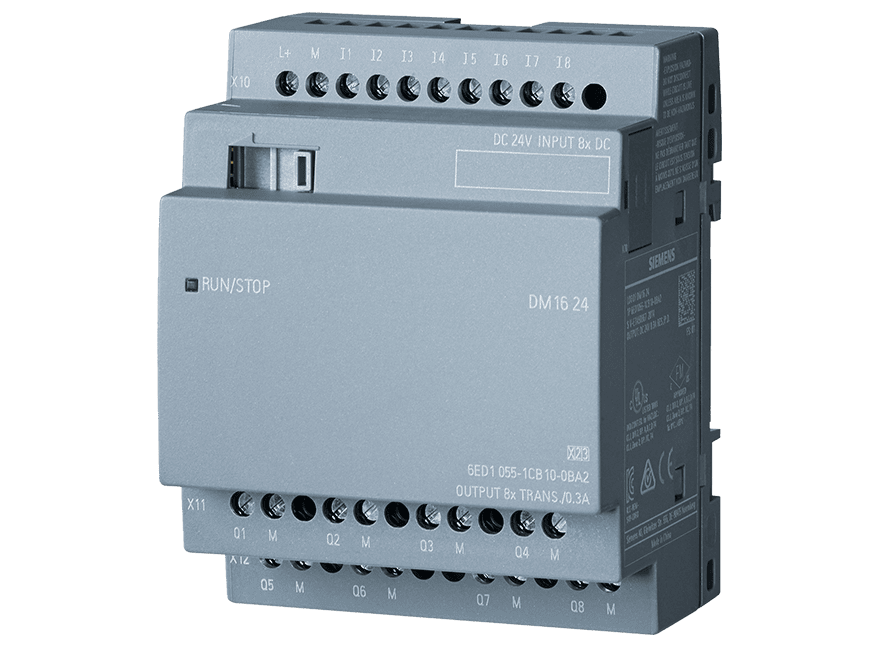6ED1055-1CB10-0BA2 – Module mở rộng LOGO! DM8 24V 8 DI/8 DO
