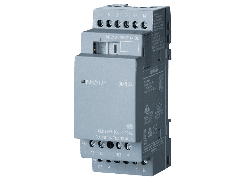 6ED1055-1CB00-0BA2 – Module Expansion LOGO! DM8 24 4 DI/ 4 DO