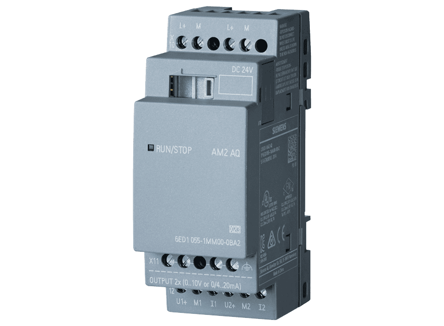 6ED1055-1MM00-0BA2 – Module mở rộng LOGO! AM2 2AO