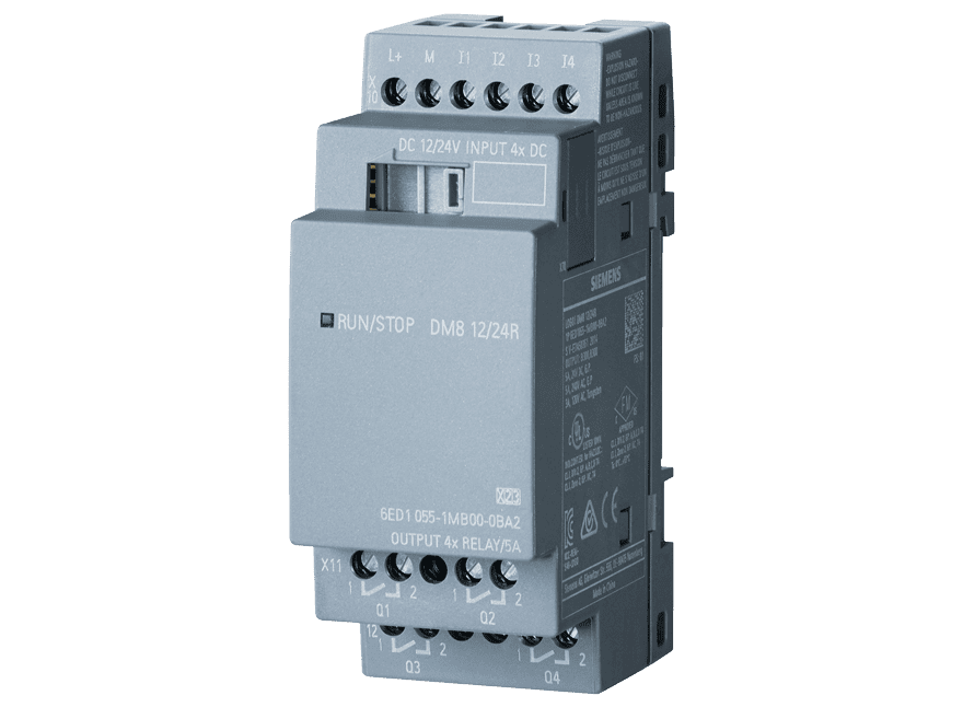 6ED1055-1MB00-0BA2 – Module mở rộng LOGO! DM8 12/24R 4DI/4DO