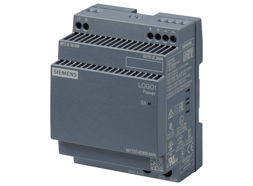 6EP3333-6SB00-0AY0 – Stabilized Power Supply LOGO!Power 24V/4A