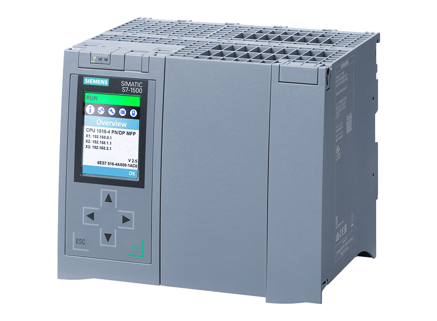 6AG1518-4AX00-4AC0 – CPU 1518-4 PN/DP MFP SIPLUS S7-1500