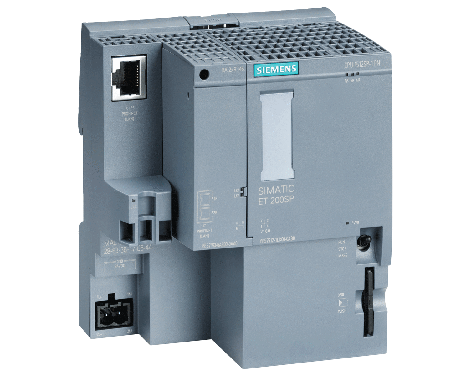 6ES7512-1DK01-0AB0 – Bộ lập trình ET200SP, CPU 1512SP-1 PN