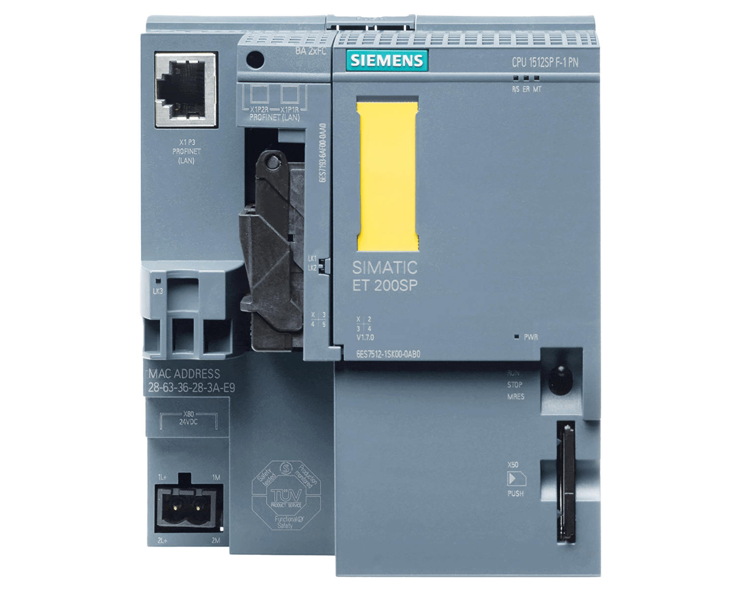 6ES7512-1SK01-0AB0 – CPU 1512SP F-1 PN ET 200SP