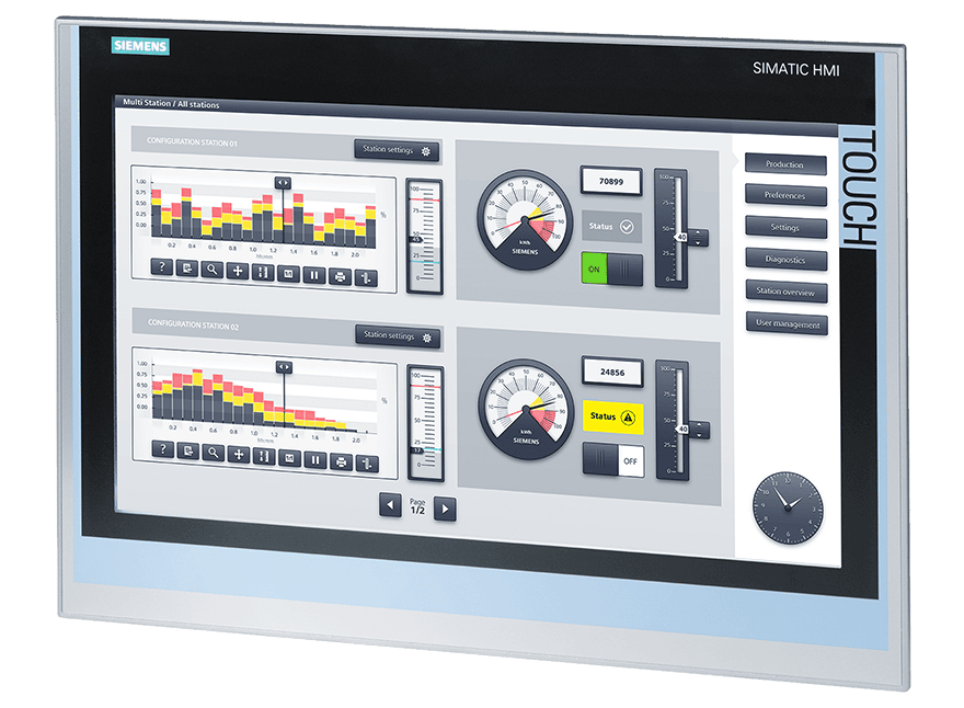 6AV2124-0UC02-0AX1 – Màn hình SIMATIC HMI TP1900 Comfort 19″