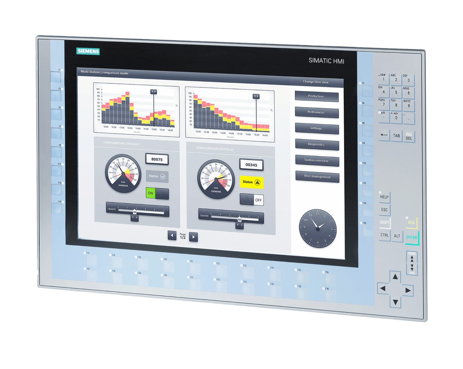 6AV2124-1QC02-0AX1 – Màn hình HMI Comford KP1500 15″