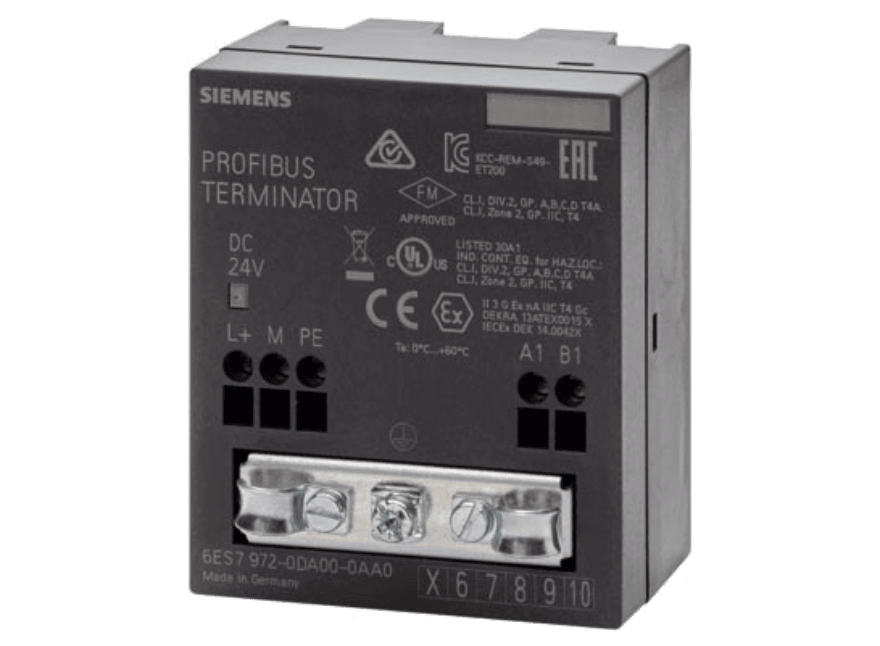 6ES7972-0DA00-0AA0 – RS485 Terminating resistor SIMATIC DP