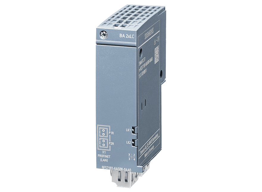 6ES7193-6AG00-0AA0 – Bus adapter BA 2xLC ET200SP