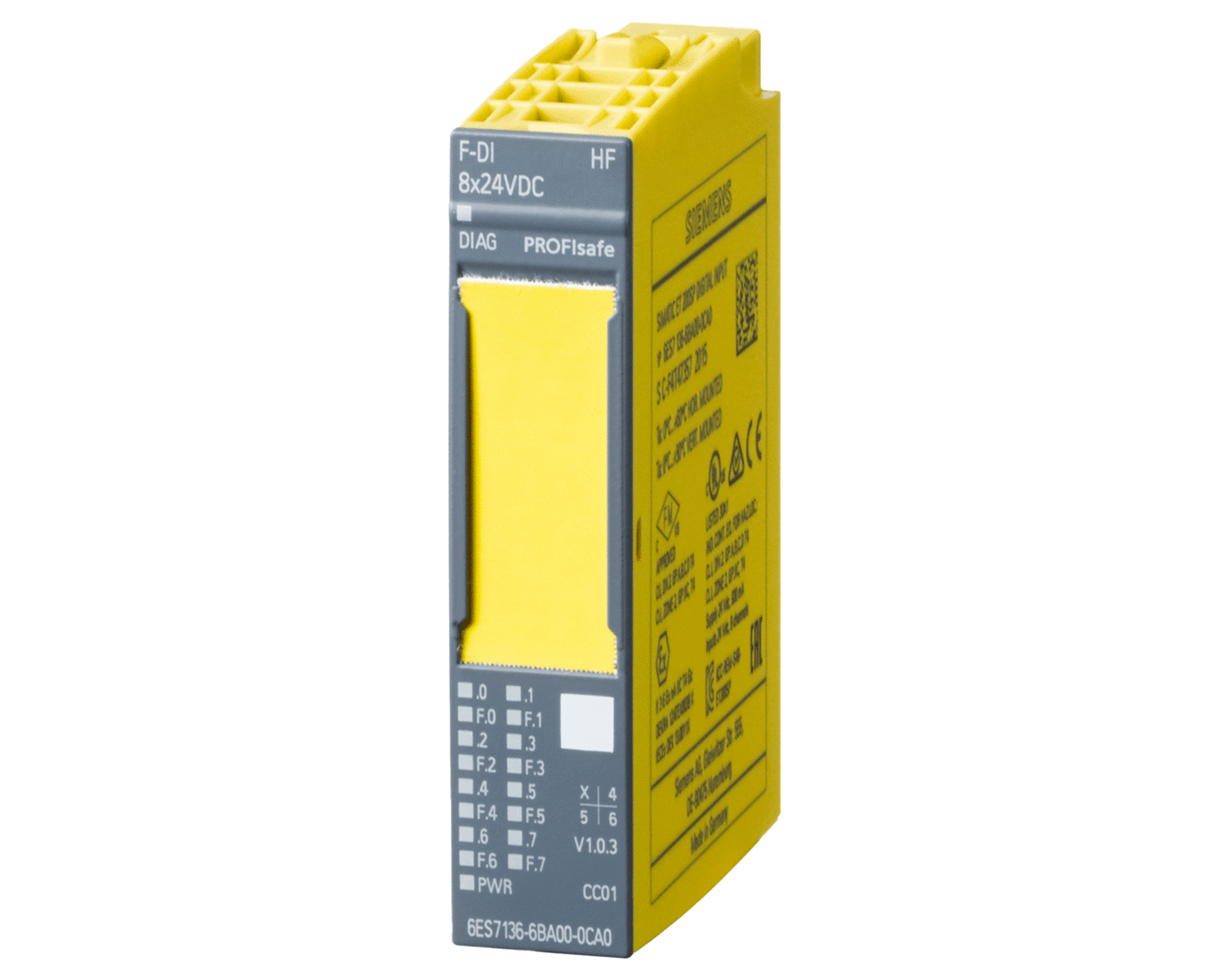 6ES7136-6BA00-0CA0 – Module Electronic F-DI 8x 24 V DC HF ET 200SP