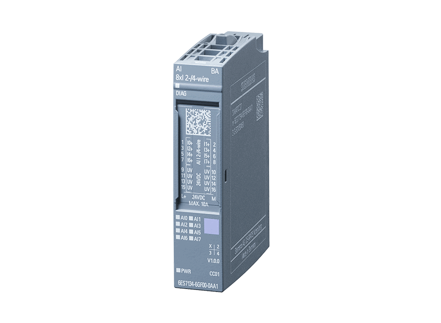 6AG1134-6GF00-7AA1 – Module AI 8xI 2-/4-wire BA SIPLUS ET 200SP