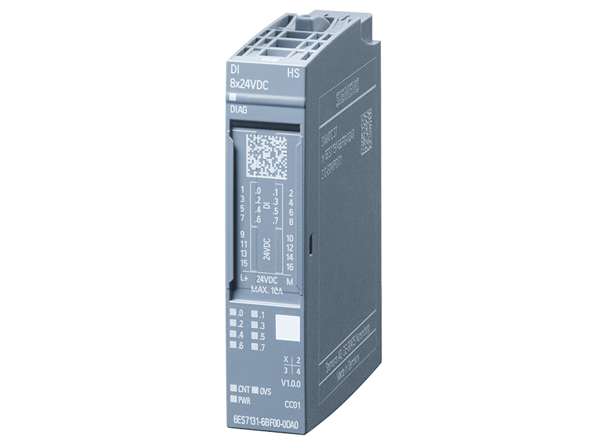 6ES7131-6BF00-0DA0 – Module DI 8x 24 V DC High Speed ET 200SP