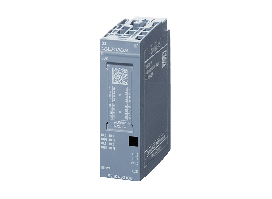 6ES7132-6FD00-0CU0 – Module DQ 4x 24..230V AC/2A HF ET 200SP