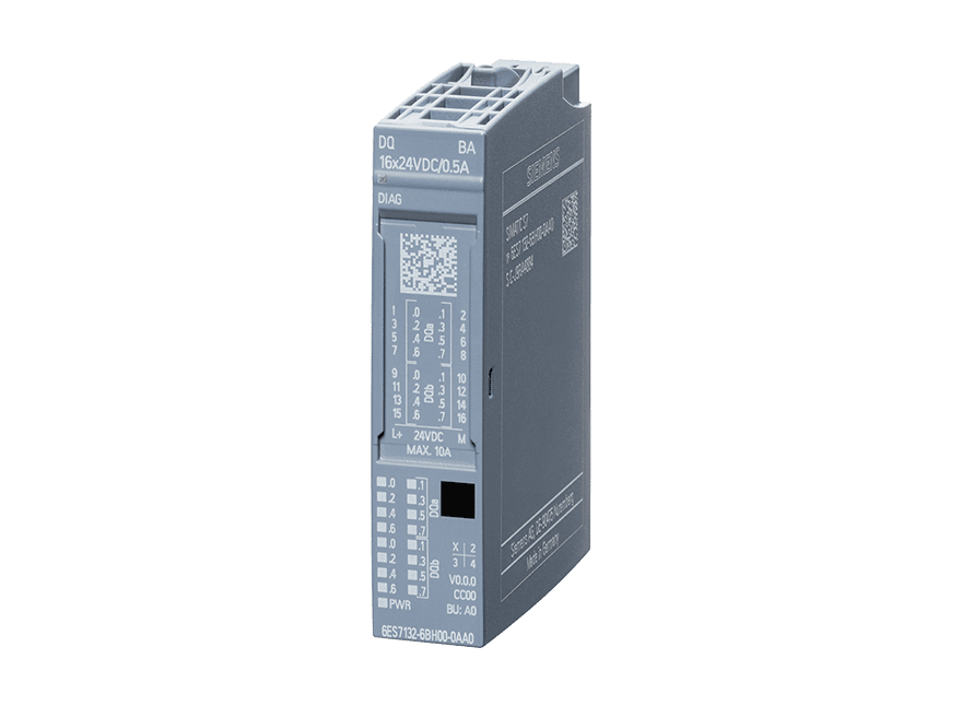 6ES7132-6BH00-2AA0 – Module DQ 16x 24VDC/0.5A Basic ET 200SP