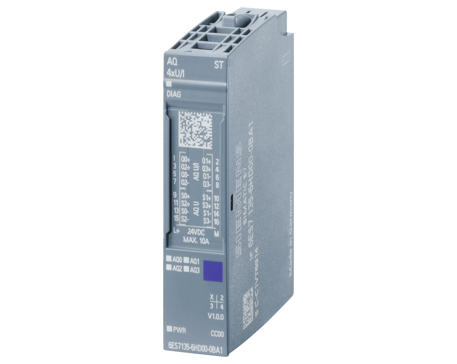 6ES7135-6HD00-0BA1 – Module AQ 4XU/I Standard ET 200SP