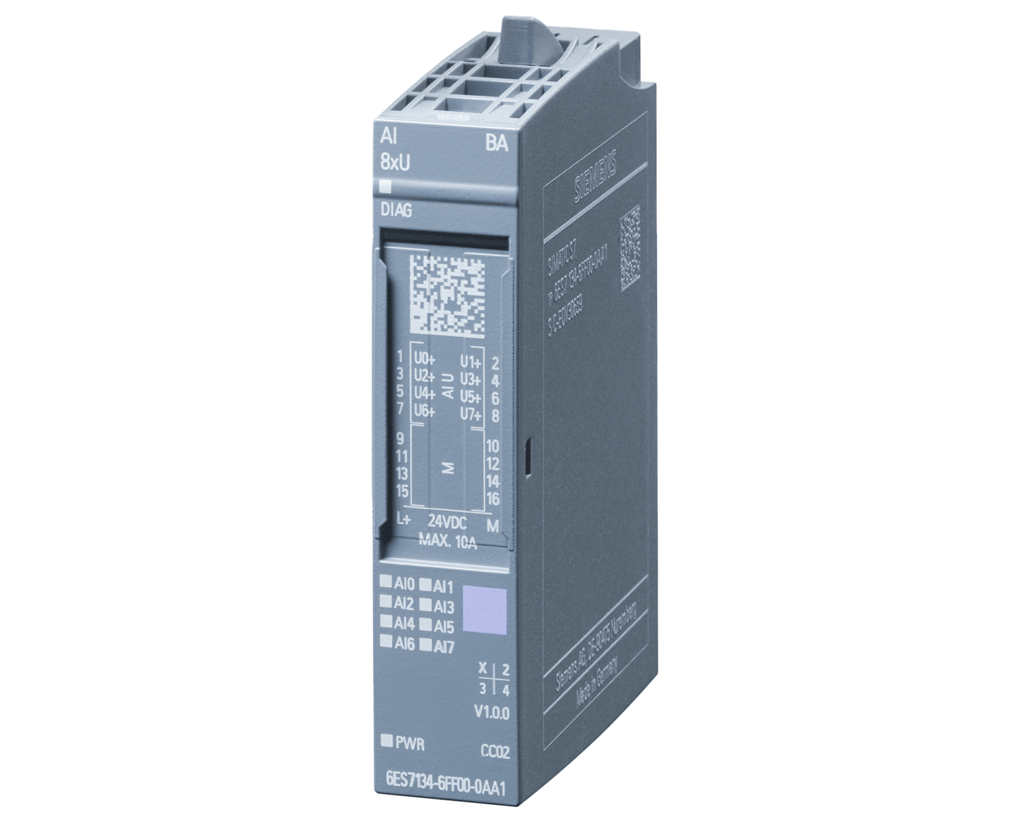 6ES7134-6FF00-0AA1 – Module AI 8XU Basic ET 200SP
