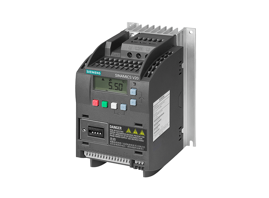 6SL3210-5BE17-5CV0 – Biến tần V20 0.75kW 3 pha Integrated filter