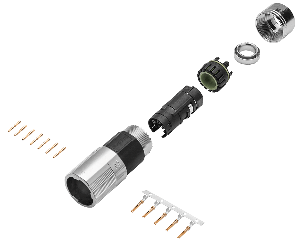 6FX2003-0LU54 – Power and signal connector M17 cho S210