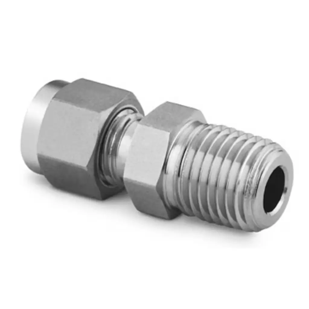 1/4" O.D x 1/8" NPT MALE CONN. COMPR. TYPE, SS 316 SS-400-1-2 