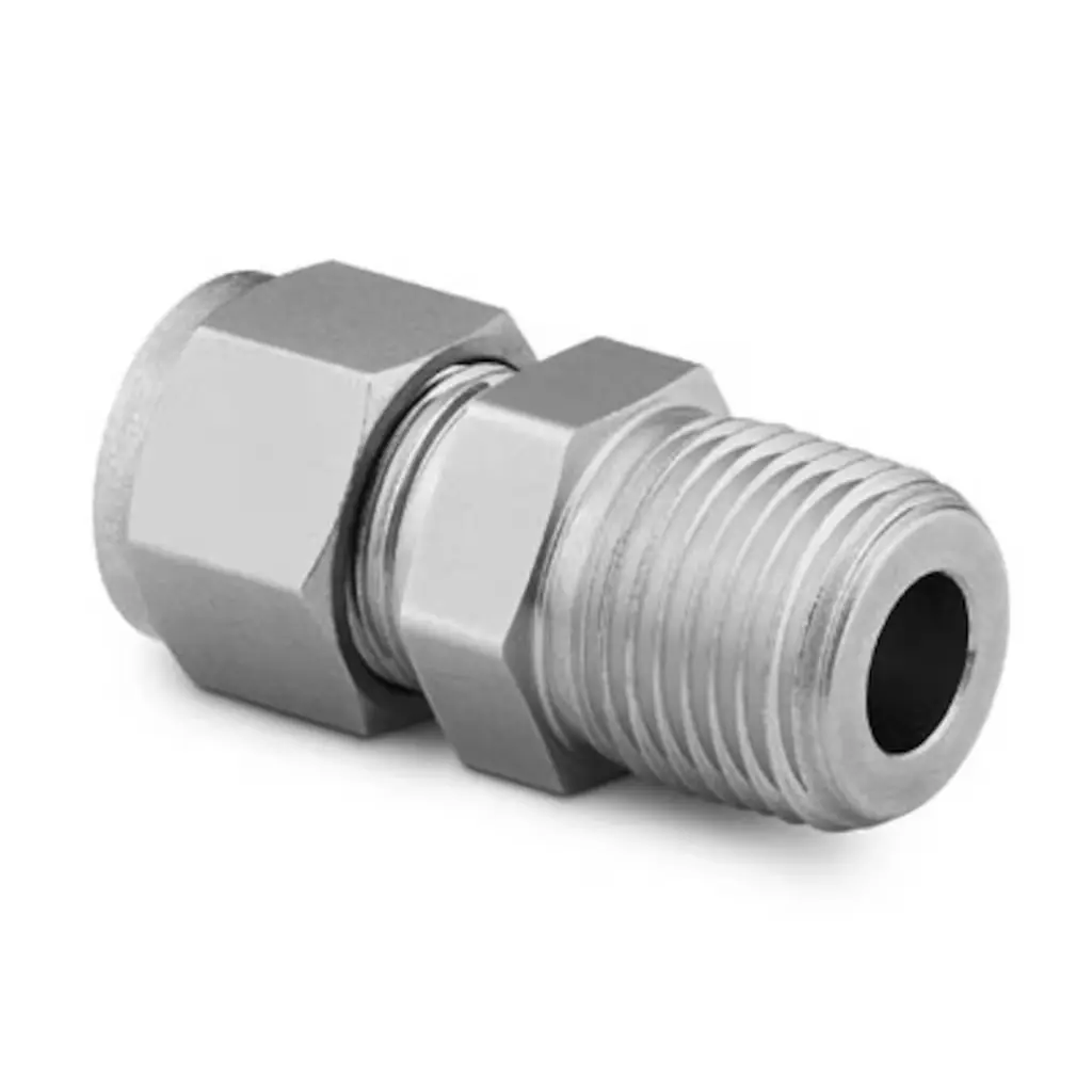 1/2" O.D x 1/4" NPT MALE CONN. COMPR. TYPE, SS 316  SS-810-1-4 