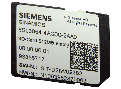 6SL3054-7TF00-2BA0 – Thẻ nhớ SINAMICS G120 SD 512 MB