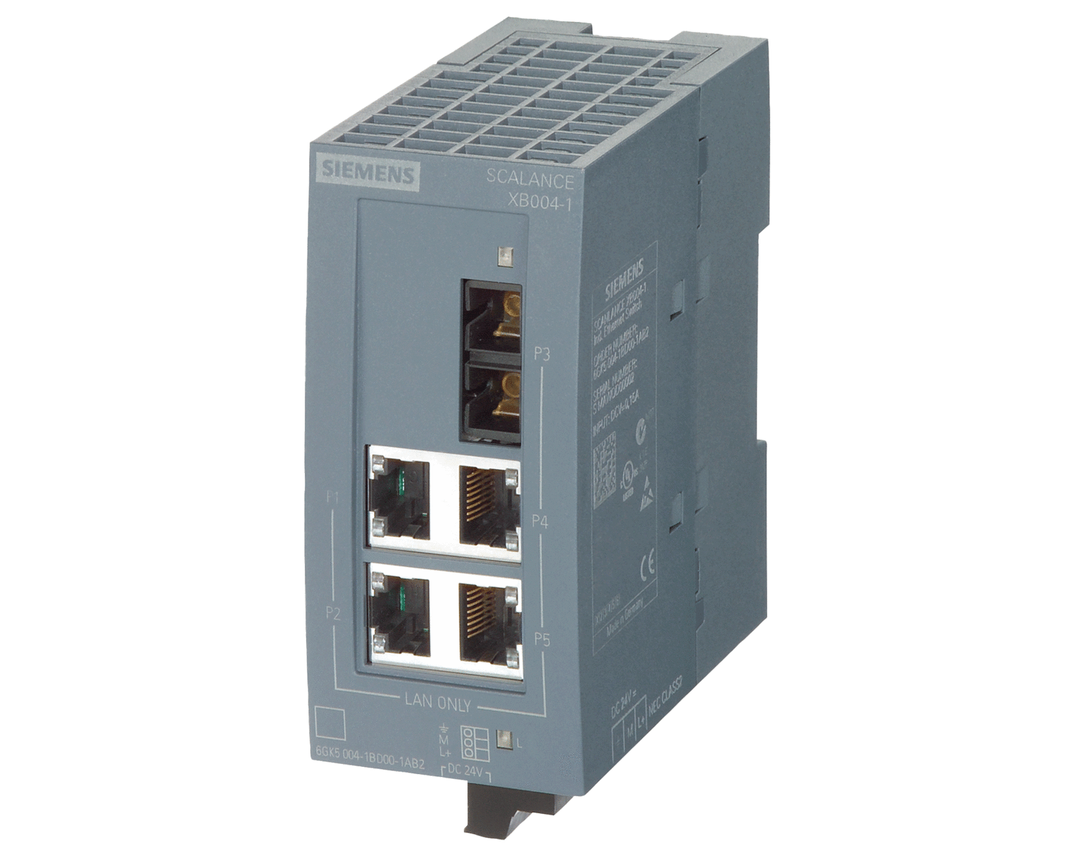 6GK5004-1BD00-1AB2 – Bộ chia mạng Switch IE SCALANCE XB004-1