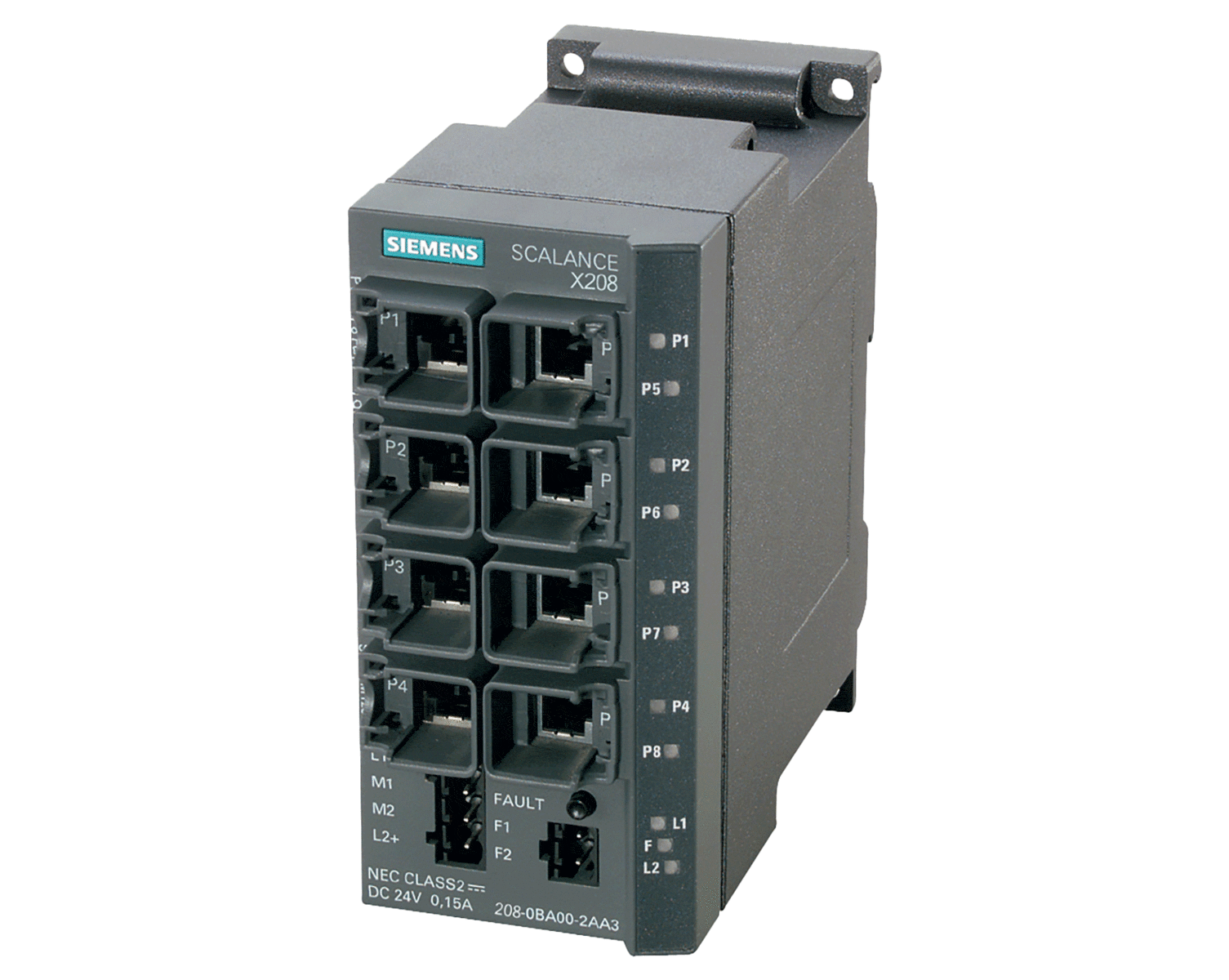 6GK5208-0BA10-2AA3 – Bộ chia mạng Switch IE SCALANCE X208