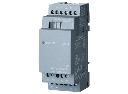6ED1055-1CB00-0BA2 – Module Expansion LOGO! DM8 24 4 DI/ 4 DO