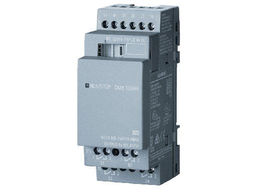 6ED1055-1MB00-0BA2 – Module mở rộng LOGO! DM8 12/24R 4DI/4DO