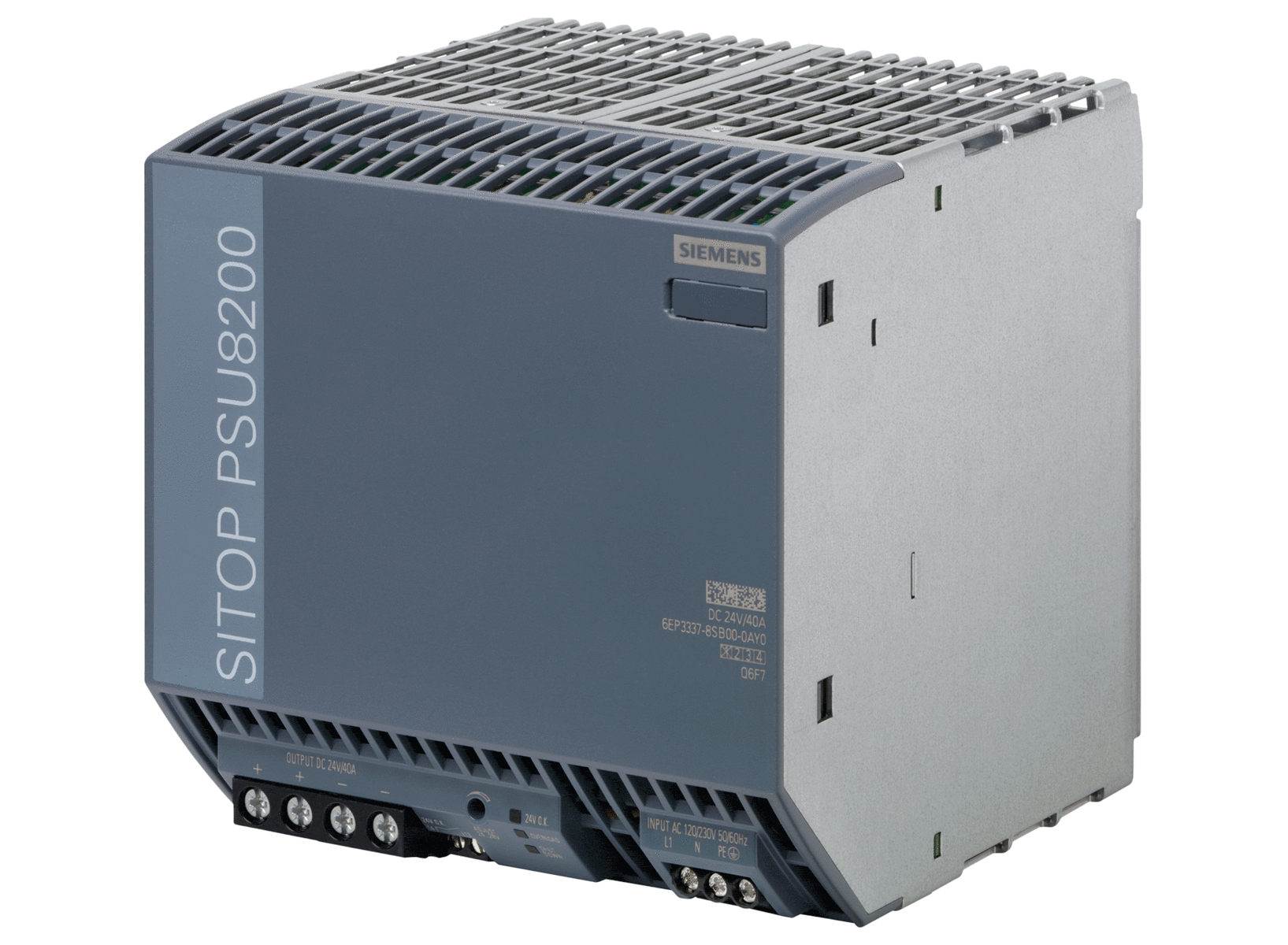 6EP3337-8SB00-0AY0 – Bộ nguồn SITOP PSU8200 24V/40A Stabilized