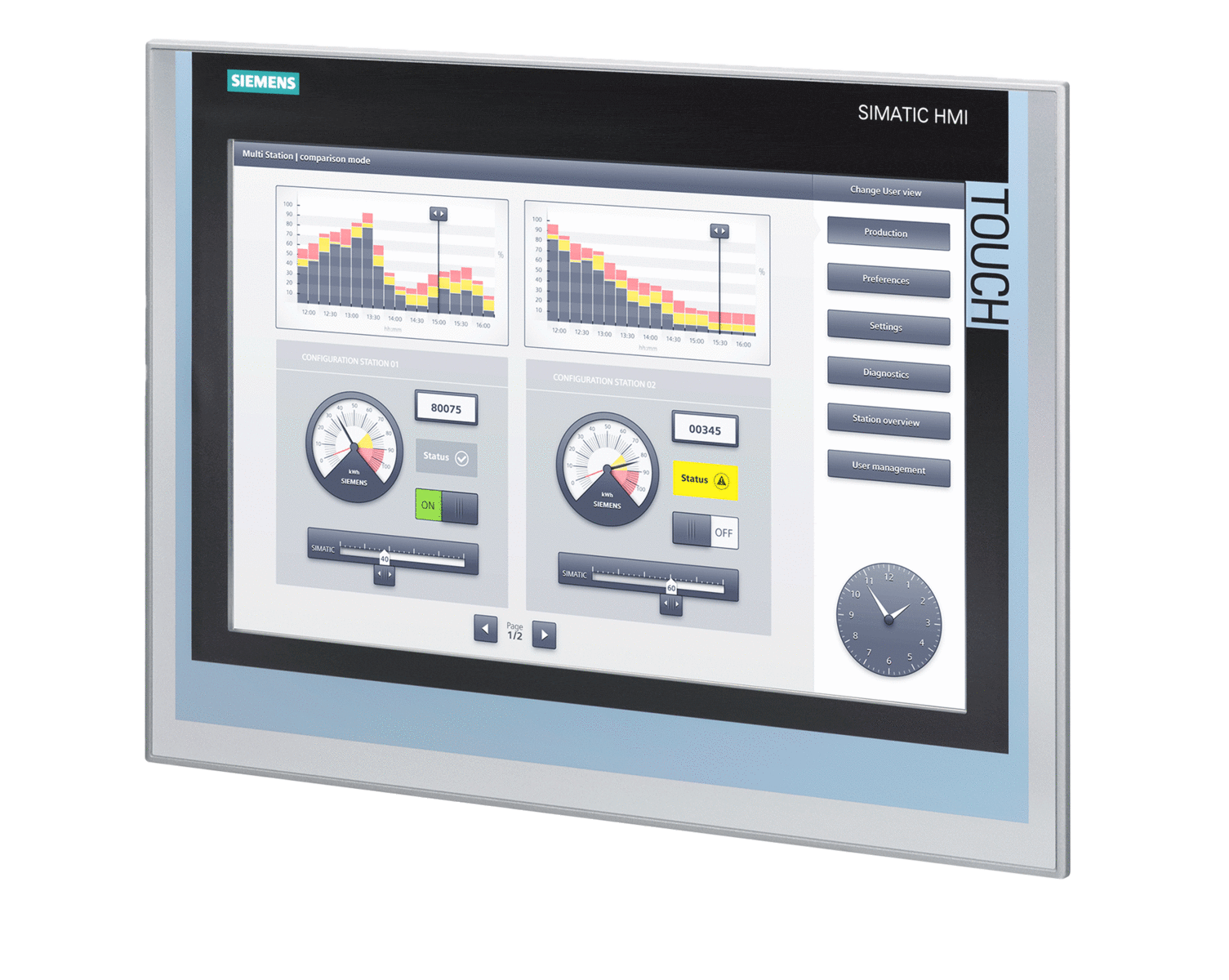 6AV2124-0QC02-0AX1 – Màn hình HMI Comford TP1500 15″