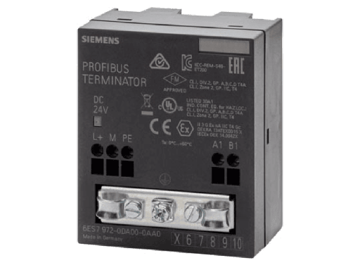6ES7972-0DA00-0AA0 – RS485 Terminating resistor SIMATIC DP