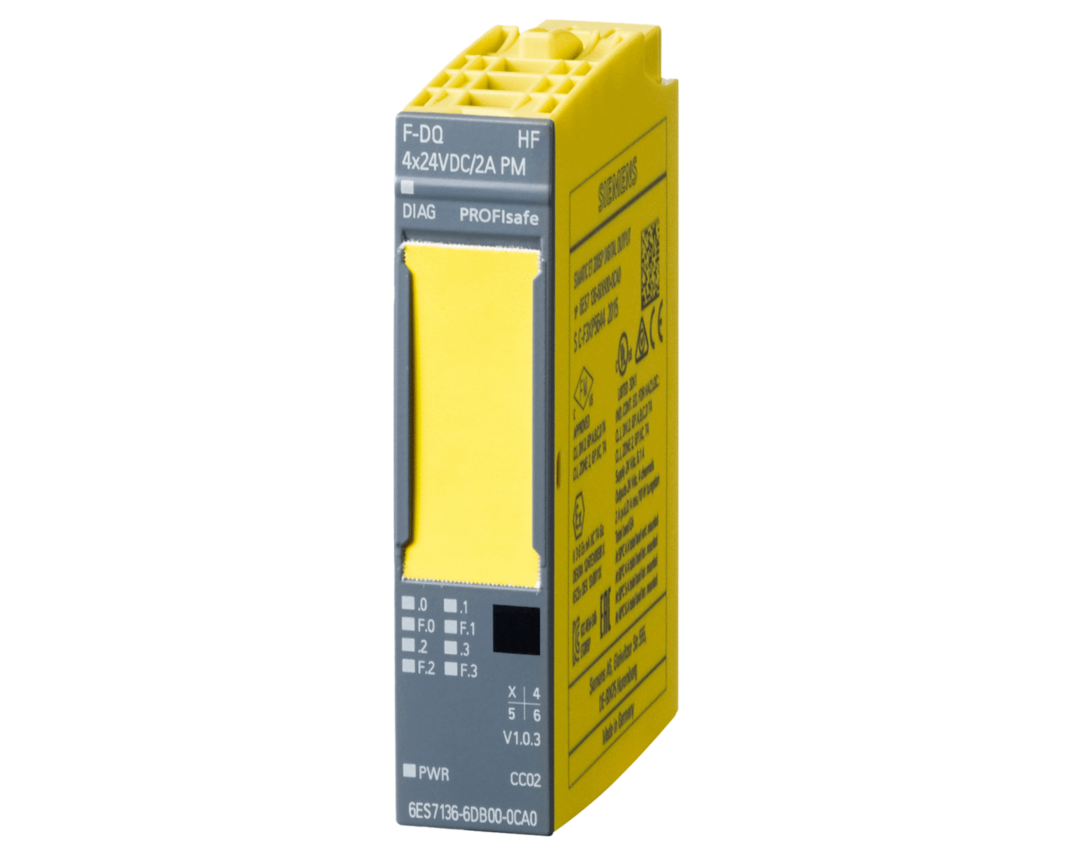 6ES7136-6DB00-0CA0 – Module Electronic F-DQ 4X24 VDC/2A ET200SP