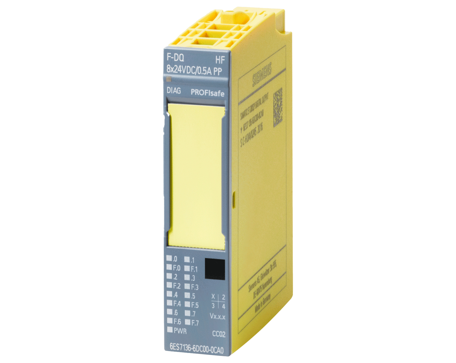 6ES7136-6DC00-0CA0 – Module Elec. F-DQ 8XDC 24V0.5A PP ET 200SP