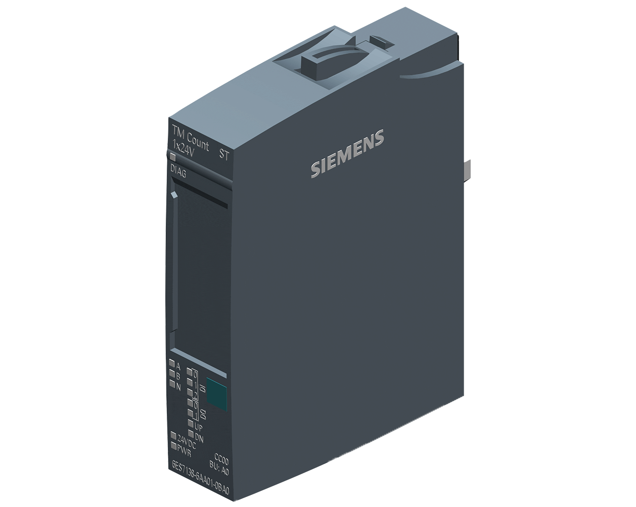 6ES7138-6AA01-0BA0 – Module Count TM count 1x 24 V ET 200SP